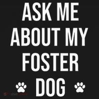 Ask Me About My Foster Dog Animal Rescue Volunteer Women's Hoodie thumb 2