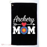 Archery Mom Archer Gift Golf Towel thumb 0