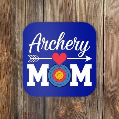 Archery Mom Archer Gift Coaster