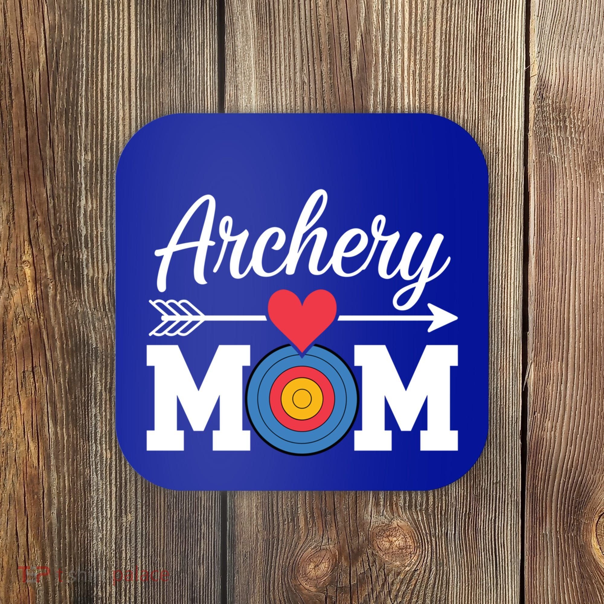 Archery Mom Archer Gift Coaster
