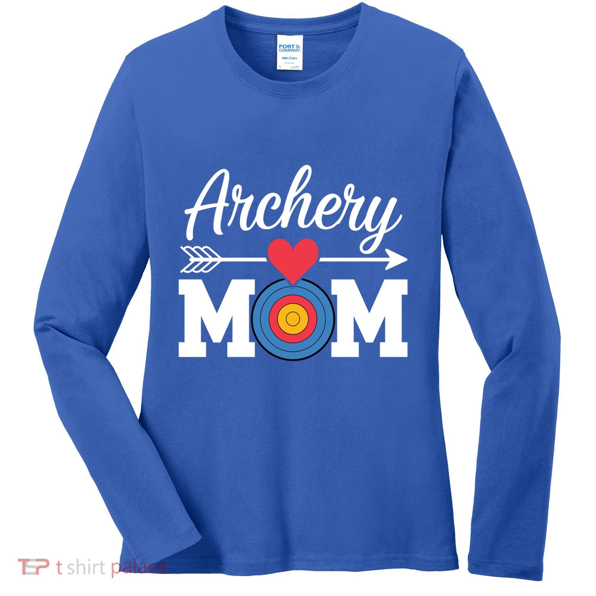 Archery Mom Archer Gift Women's Long Sleeve Shirt