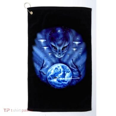 Alien Master Golf Towel