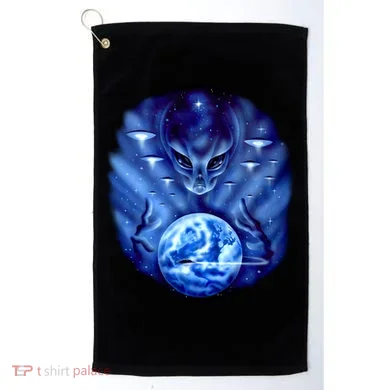 Alien Master Golf Towel