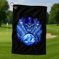 Alien Master Golf Towel thumb 1