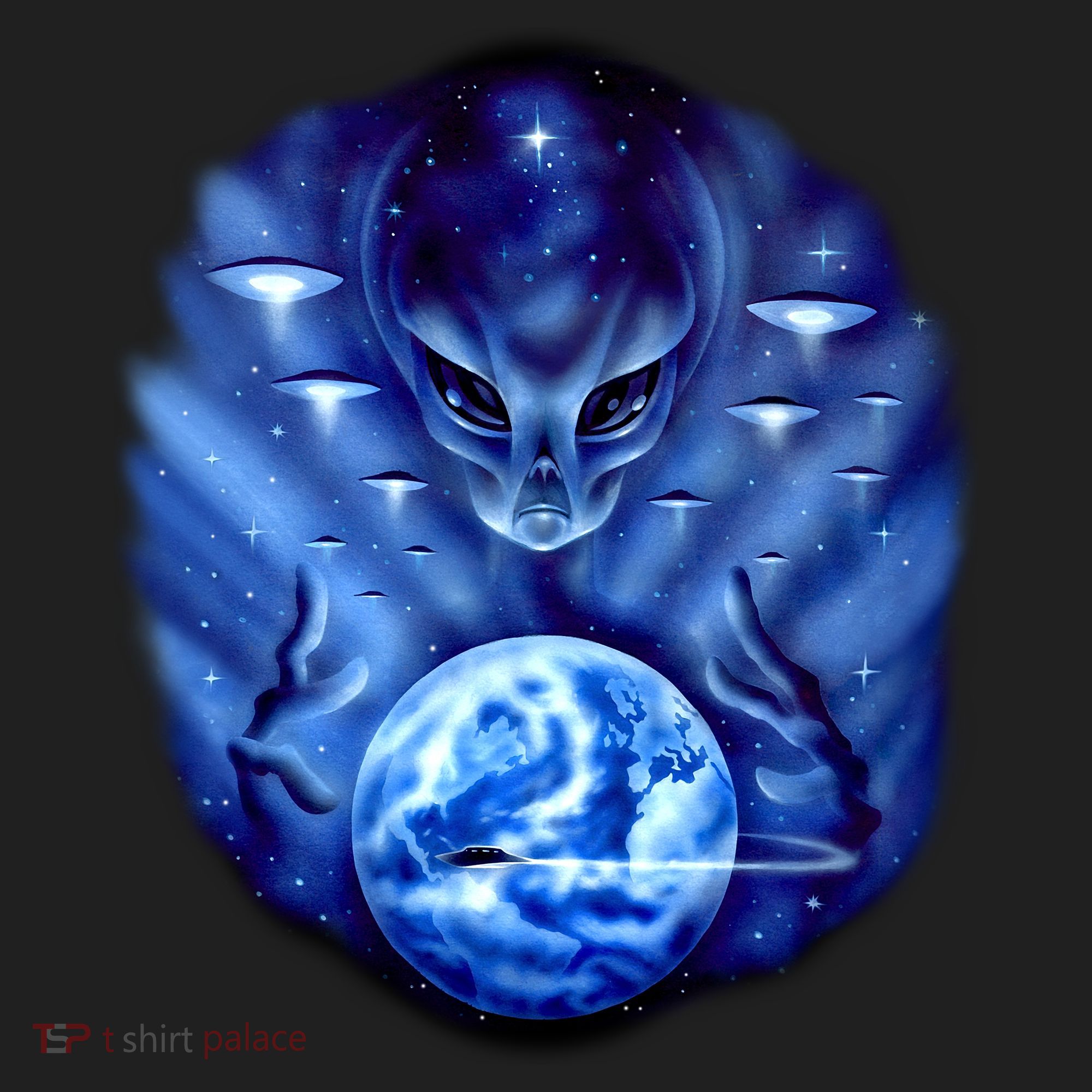 Alien Master Golf Towel
