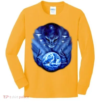 Alien Master Kids Long Sleeve Shirt