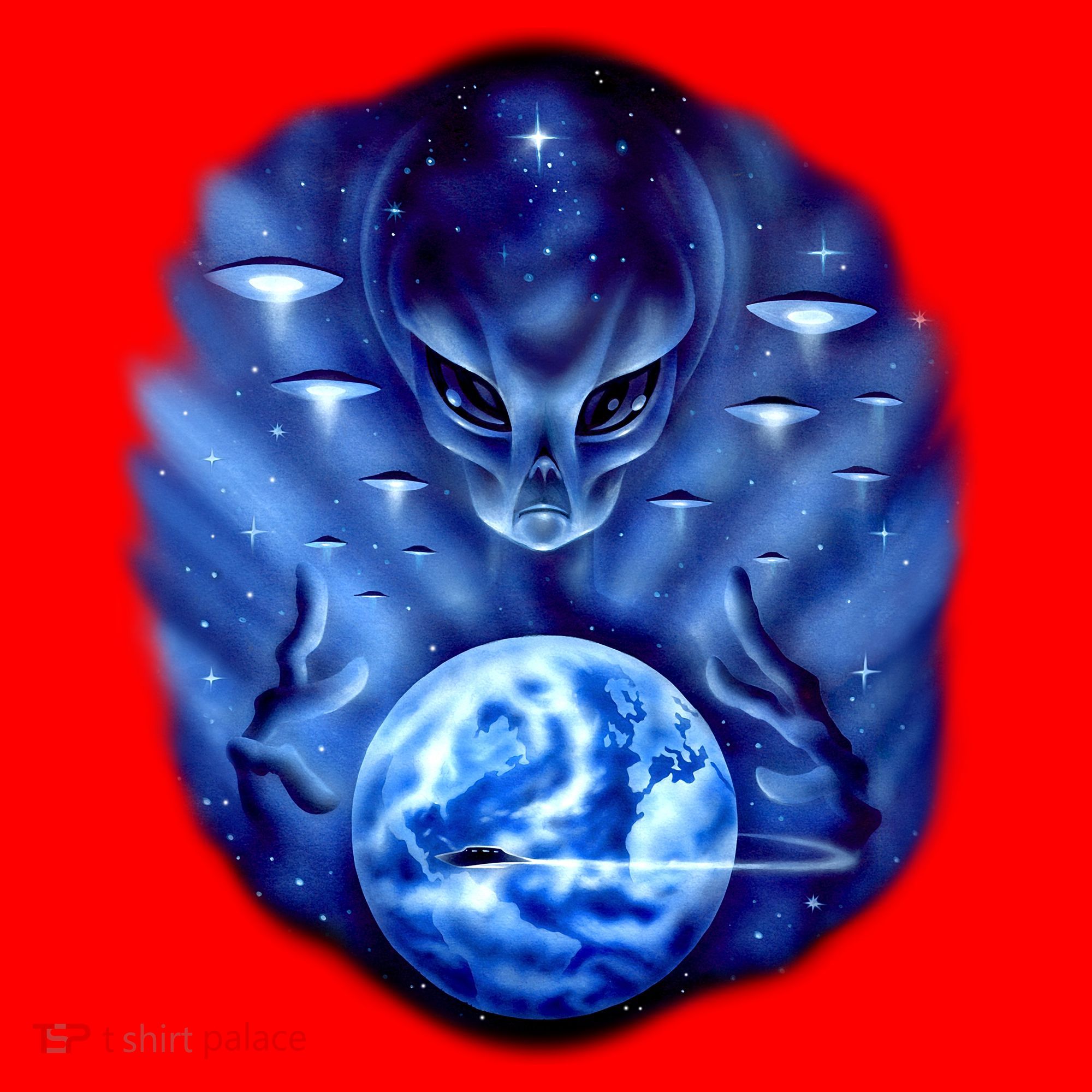 Alien Master Santa Hat