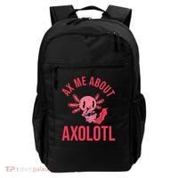 Ax Me About Axolotl Backpack thumb 0