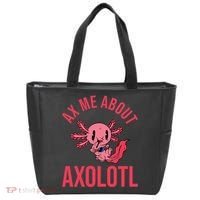 Ax Me About Axolotl Tote Bag thumb 0