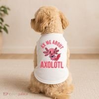 Ax Me About Axolotl Doggie Tank thumb 2