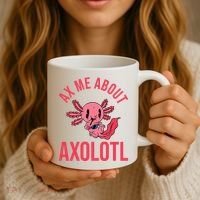 Ax Me About Axolotl Coffee Mug thumb 3