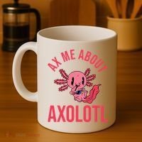 Ax Me About Axolotl Coffee Mug thumb 4