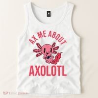 Ax Me About Axolotl Tank Top thumb 2