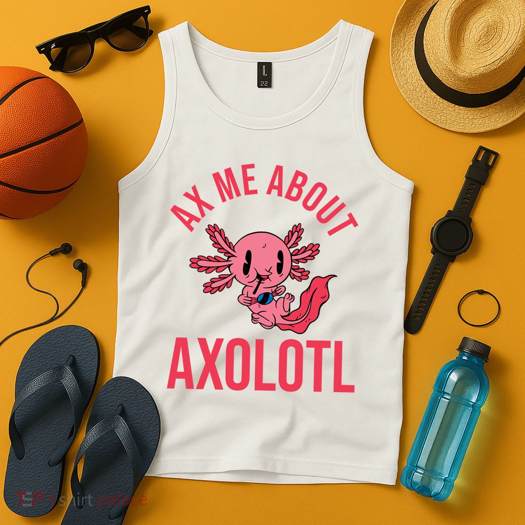 Ax Me About Axolotl Tank Top