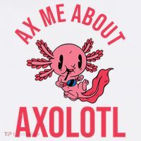 Ax Me About Axolotl Kids T-Shirt thumb 4