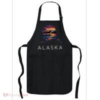 Alaskan Moose Animal Alaska Map Apron thumb 0