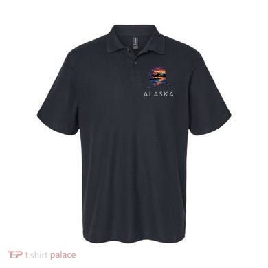 Alaskan Moose Animal Alaska Map Polo