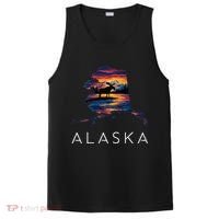 Alaskan Moose Animal Alaska Map PosiCharge Competitor Tank thumb 0
