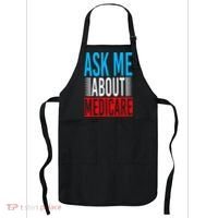 Ask Me About Medicare Insurance Agent Sales Marketing Apron thumb 0