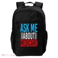 Ask Me About Medicare Insurance Agent Sales Marketing Backpack thumb 0