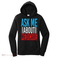 Ask Me About Medicare Insurance Agent Sales Marketing Women's Hoodie thumb 0