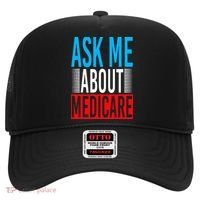 Ask Me About Medicare Insurance Agent Sales Marketing Hat thumb 0