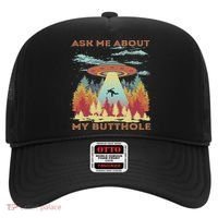 Ask Me About My Butthole Funny Alien Abduction Hat thumb 0
