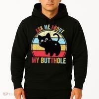 Ask Me About My Butthole Funny Cat Butt TShirt Hoodie thumb 2