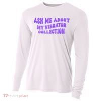 Ask Me About My Vibrator Collection Cooling Performance Long Sleeve Crew thumb 0