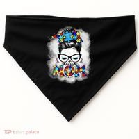 Autism Mom USA-Made Doggie Bandana thumb 0