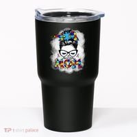 Autism Mom Tumbler thumb 0