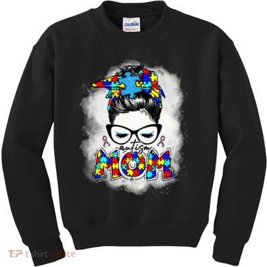 Autism Mom Kids Sweatshirt