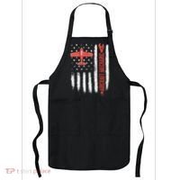 Aircraft Mechanic American Flag Plane Aviation Technician Apron thumb 0