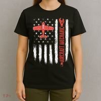 Aircraft Mechanic American Flag Plane Aviation Technician T-Shirt thumb 4