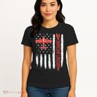 Aircraft Mechanic American Flag Plane Aviation Technician Women's T-Shirt thumb 4