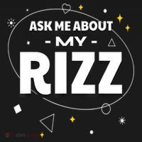 Ask Me About My Rizz I Got That W Rizz Funny Ironic Meme Women's Hoodie thumb 2