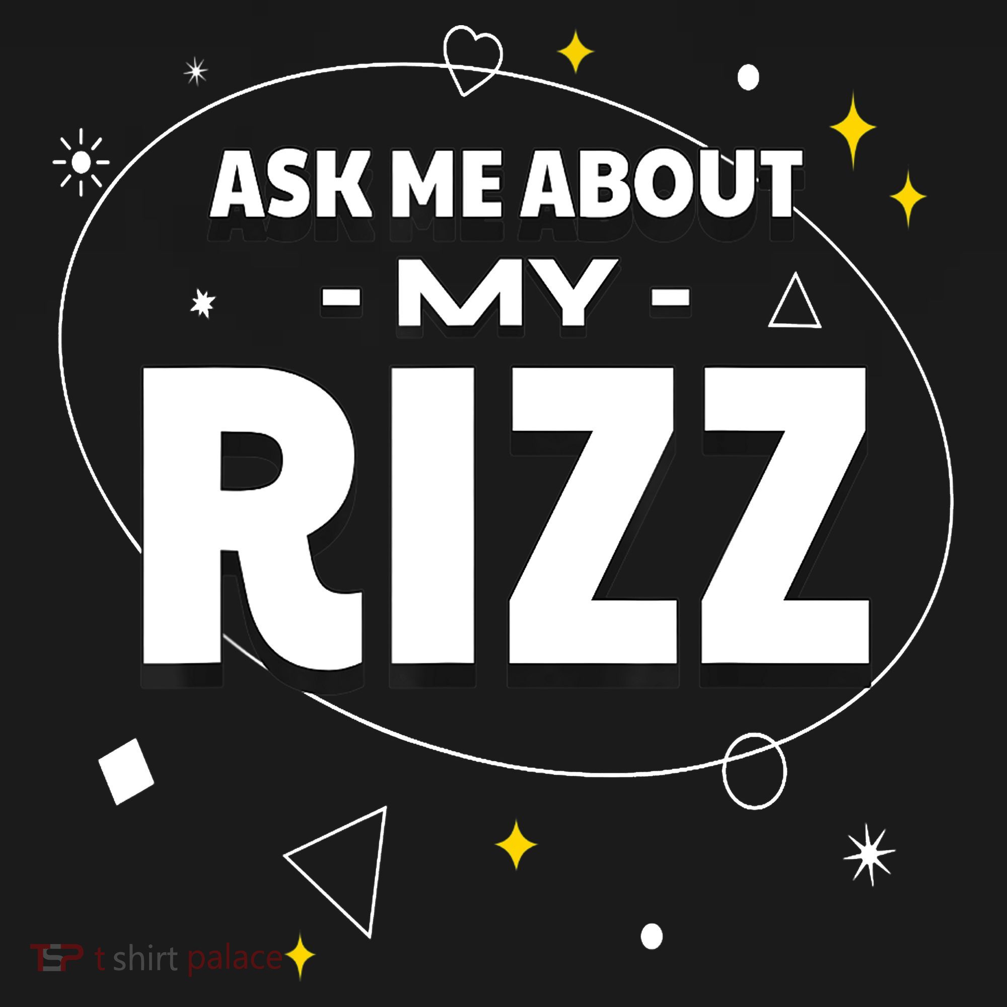 Ask Me About My Rizz I Got That W Rizz Funny Ironic Meme Women's Tank Top