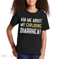Ask Me About My Explosive Diarrhea Funny Poop Gift Kids T-Shirt thumb 2
