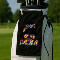 Autism Mom Golf Towel thumb 2
