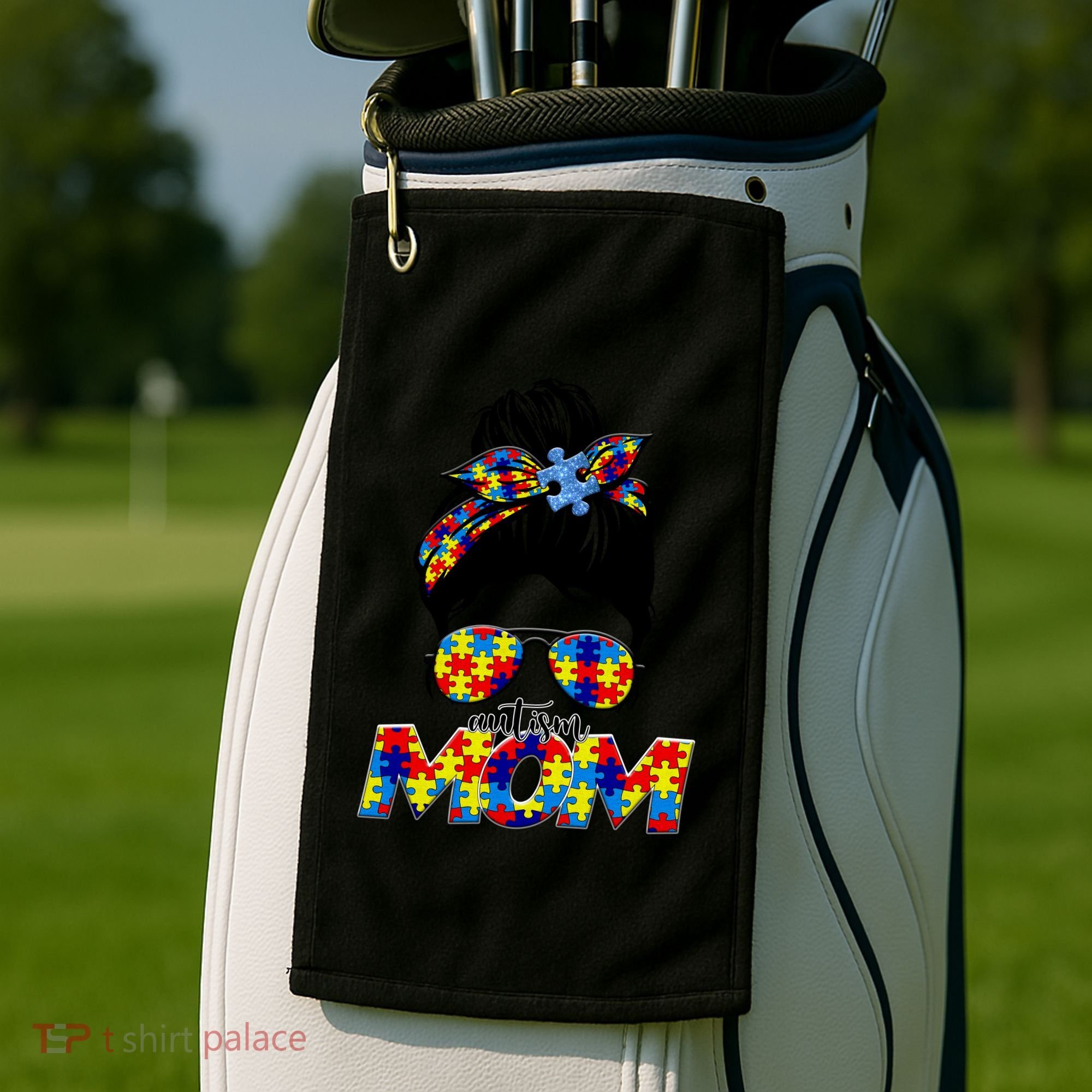 Autism Mom Golf Towel