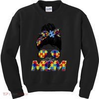 Autism Mom Kids Sweatshirt thumb 0
