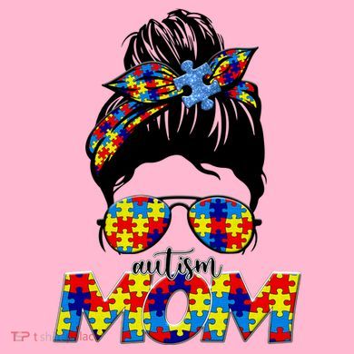 Autism Mom V-Neck T-Shirt