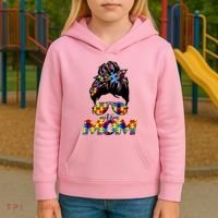 Autism Mom Kids Hoodie thumb 3