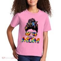 Autism Mom Kids T-Shirt thumb 2