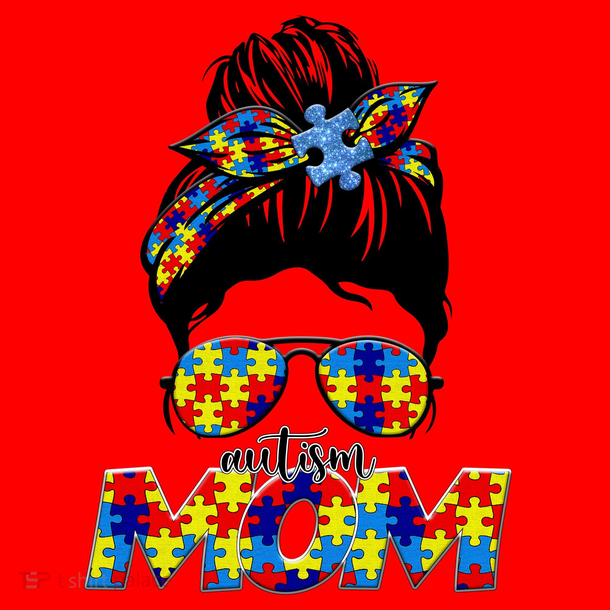 Autism Mom Santa Hat
