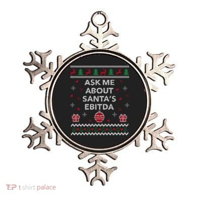 Ask Me About Santas Ebitda Accountant Design Ugly Christmas Cool Gift Ornament