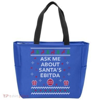 Ask Me About Santas Ebitda Accountant Design Ugly Christmas Cool Gift Tote Bag