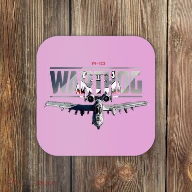 American Military Airplane Warthog Pilot Coaster
