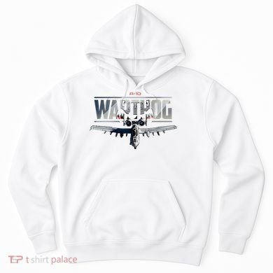 American Military Airplane Warthog Pilot Hoodie