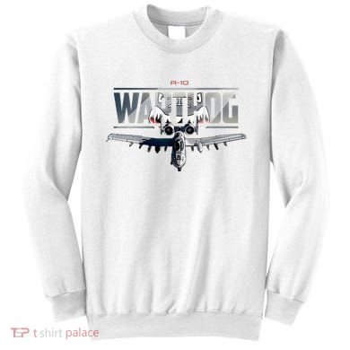 American Military Airplane Warthog Pilot Sweatshirt